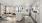a kitchen with a wood floor