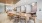 a large kitchen with tables and chairs